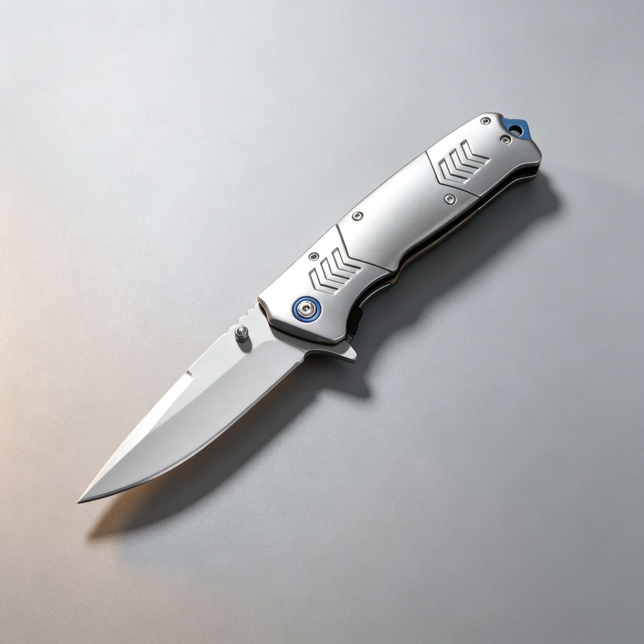 F220 Bearing Folding Knife Red Handle – 226mm · 162g — view 2