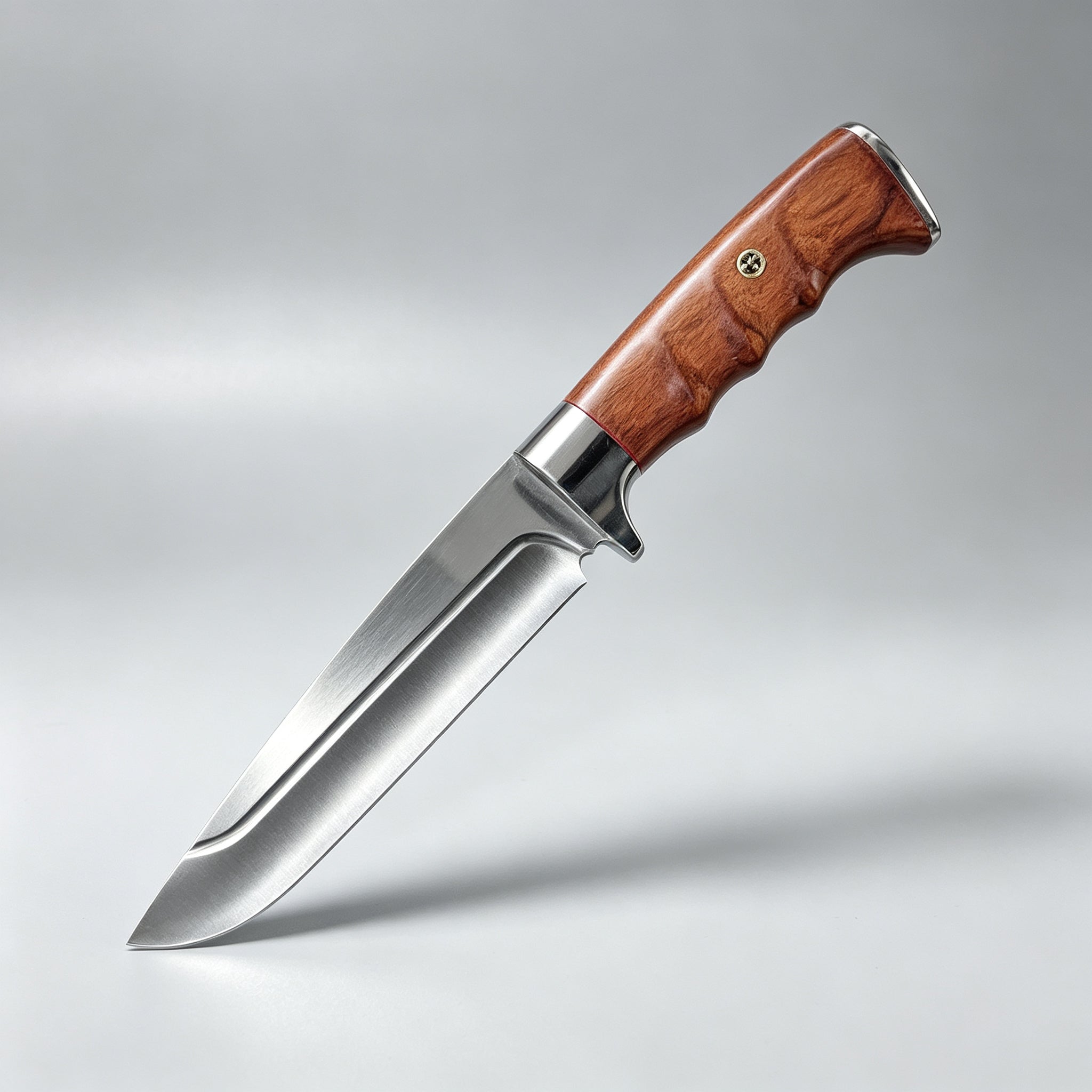 J23 Fixed Blade Outdoor Knife - 3R13 Stainless Steel Bone Handle 370mm — view 2