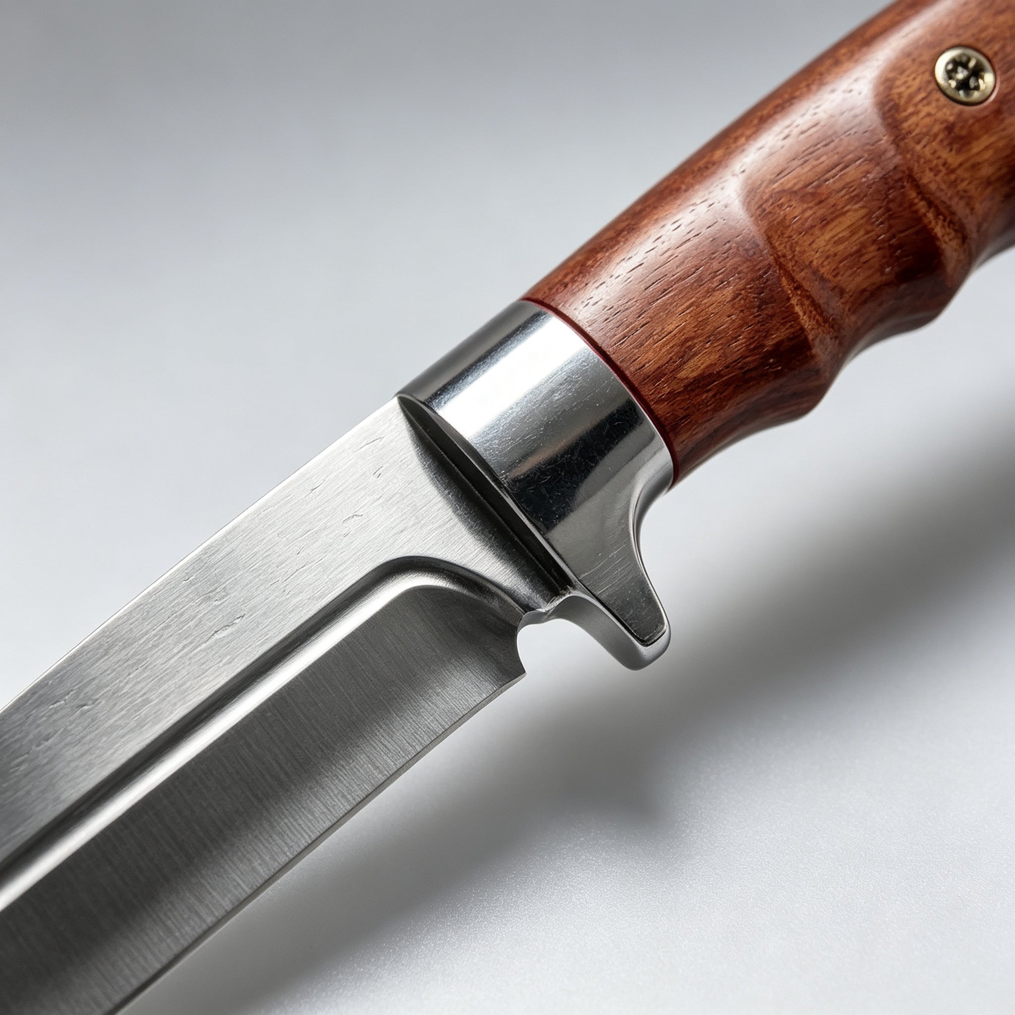 J23 Fixed Blade Outdoor Knife - 3R13 Stainless Steel Bone Handle 370mm — view 3